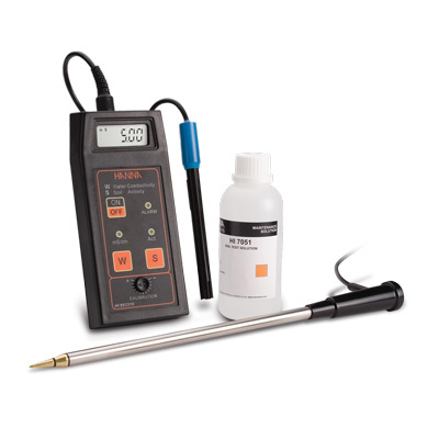 HI993310微電腦電導率EC-鹽活度測定儀